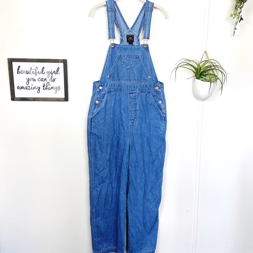 Vintage 90s Route 66 Denim Overalls